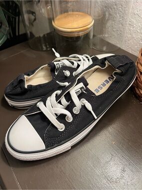 Converse Shoreline Chucks Canvas Sneakers BLACK Women 7